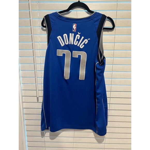 Nike NBA Dallas Mavericks Luka Doncic Icon Edition Swingman Dri-Fit Jersey - Siz - Picture 5 of 6
